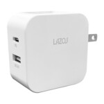 Lazos USB-A + Type-C ポート ２口AC充電器 | LAZOS-LIFE