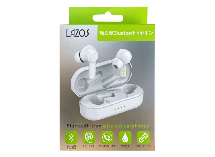 Lazos 独立型Bluetoothイヤホン ホワイト | LAZOS-LIFE