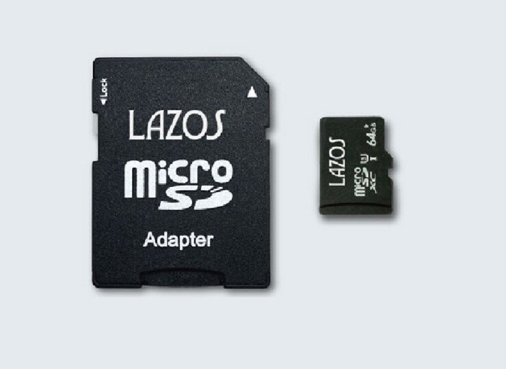 Lazos microSDXCメモリーカード 64GB UHS-I U3 CLASS10 紙パッケージ