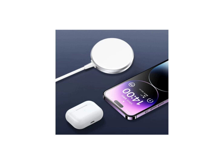 ワイヤレス充電器 マグネット式 1ケース 20個入 Lazos L-MWLC (68-2016-15) ラソス lazos ラソス L-MAS-SET マグネット式ワイヤレス充電器スタンド